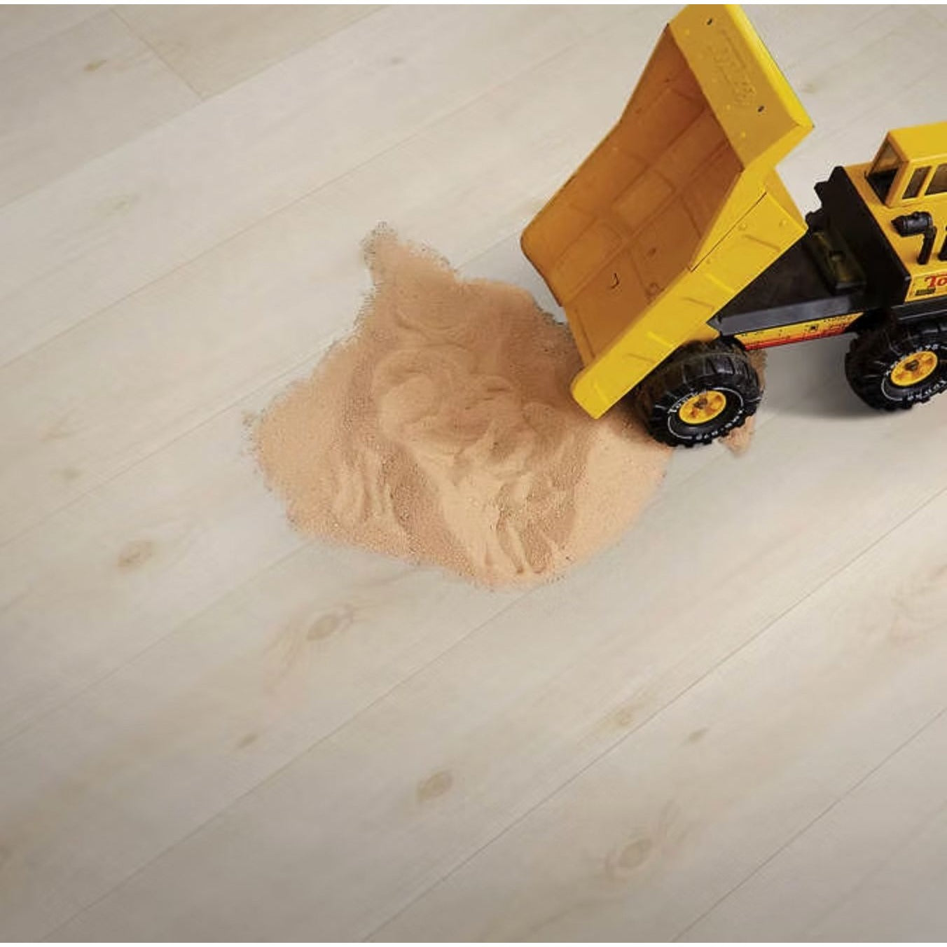 Mohawk Home Laminate Flooring With SplashDefense & CleanProtect 10mm + 2mm Pad AC4 17.18 Sq. Ft./Carton Natural Bevel EIR Emboss