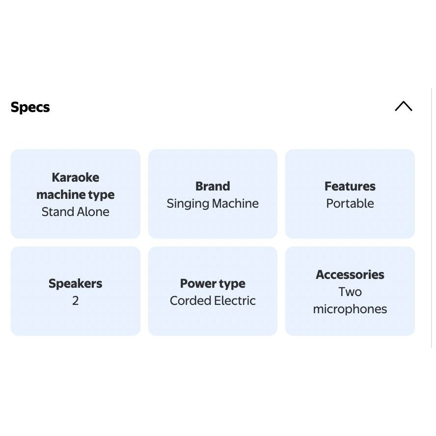Singing Machine Premium Wi-Fi ISM1090 Karaoke System With 7 Touchscreen 2 Speakers & 2 Microphones