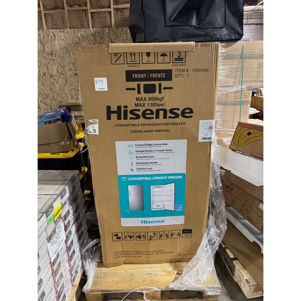 Hisense 17 Cu. Ft. Frost-Free Upright Freezer Convertible