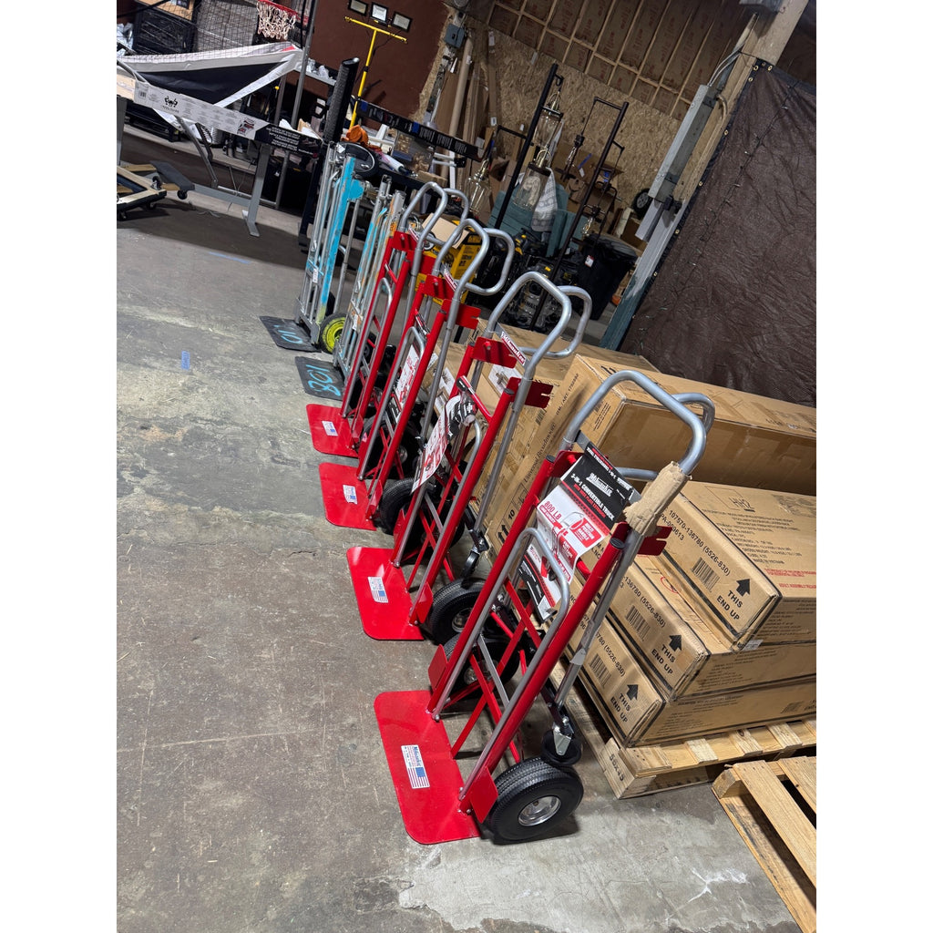 Milwaukee & Cosco Hand Trucks - 4 Milwaukee 3-In-1 Convertible 800 Lb Capacity 2 Cosco Aluminum All Pre-Owned Repairs Needed