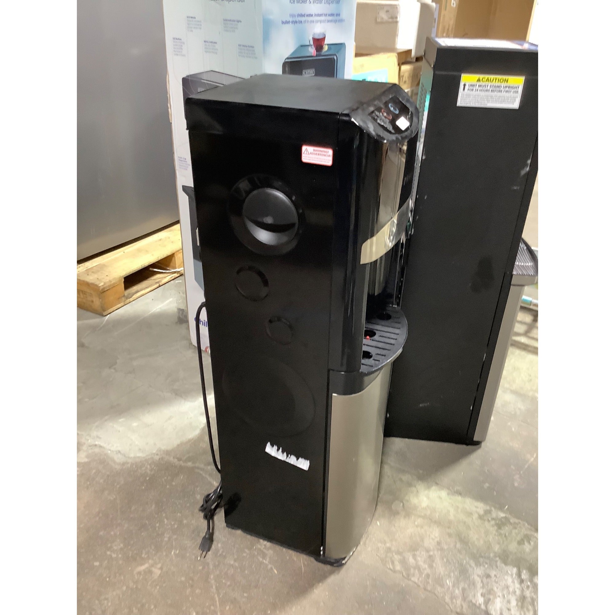 Primo Black & Stainless Steel Bottom Load Water Cooler
