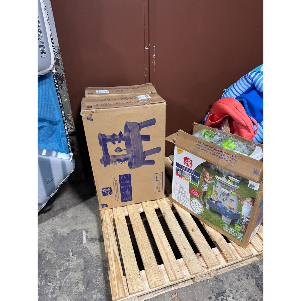 Set Of 3 Step 2 Kids Water Play Tables Includes Accessories Ages 3+ Durable Plastic Outdoor Play Sold Together Only.