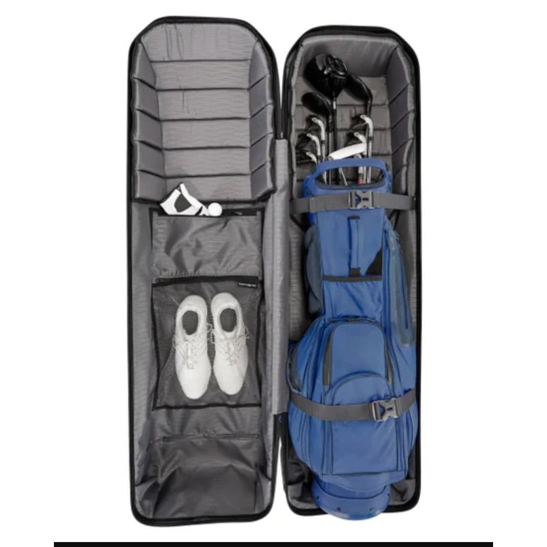 Samsonite Hardside Golf Club Travel Carrier Silver New In Box